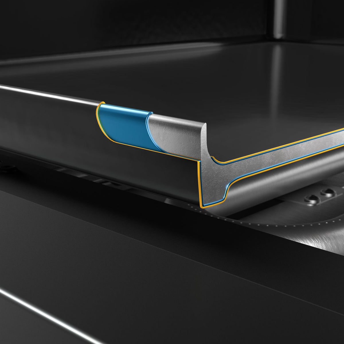 Elektrisk plancha grill Edition One 60 cm montert med tilbehør
