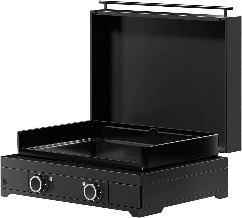 Bakside av Elektrisk plancha grill Edition One 60 cm med lokk og trekk