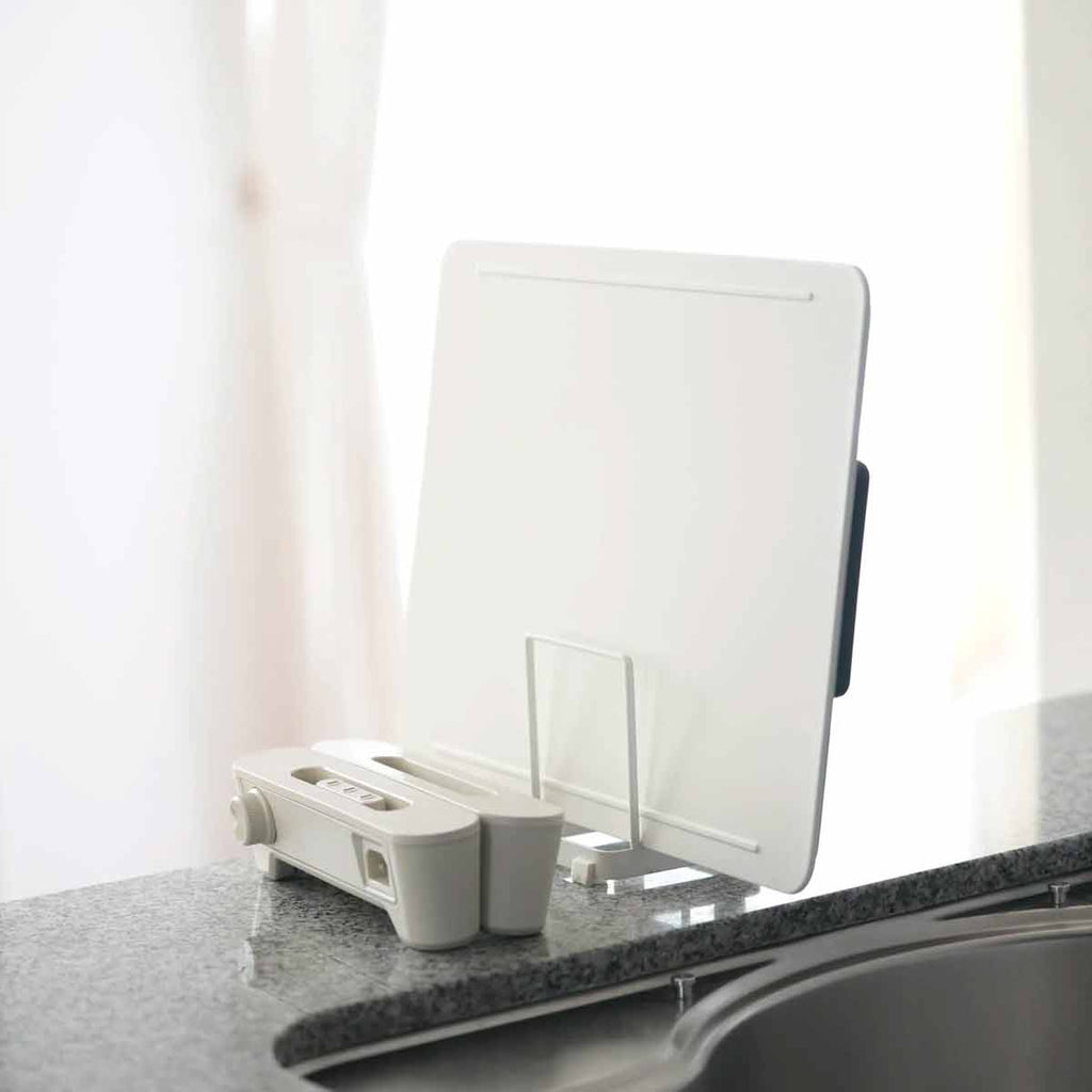 Elektrisk plancha MAGIC GRILL hvit 950W vist fra siden