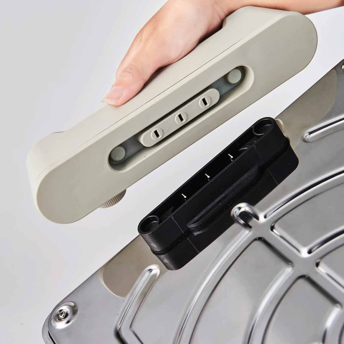 Detalj av varmeelement på Elektrisk plancha MAGIC GRILL hvit 950W