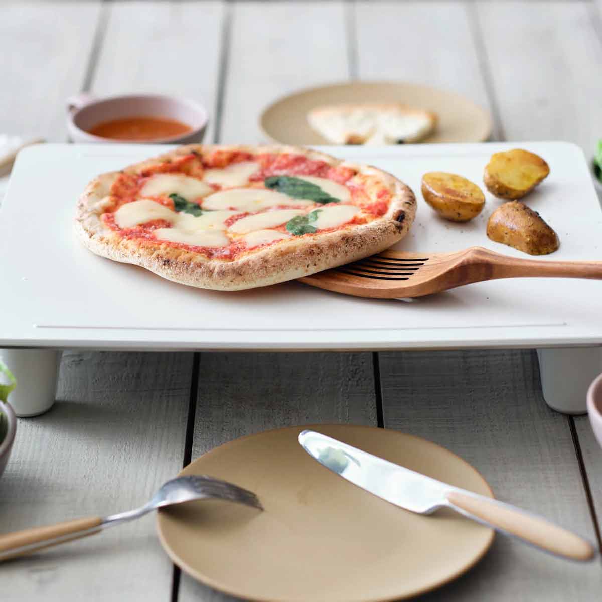 Elektrisk plancha MAGIC GRILL hvit 950W med tilbehør