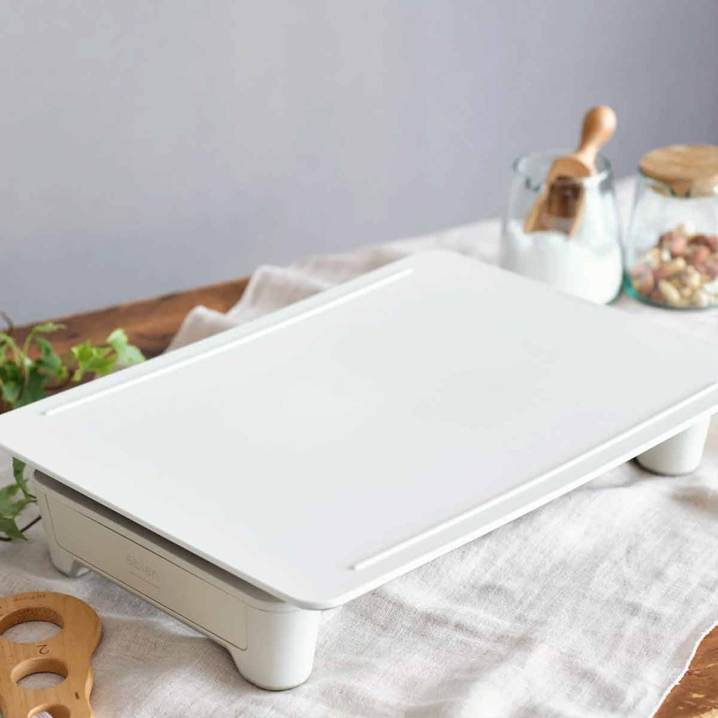 Oversikt over Elektrisk plancha MAGIC GRILL hvit 950W med mål