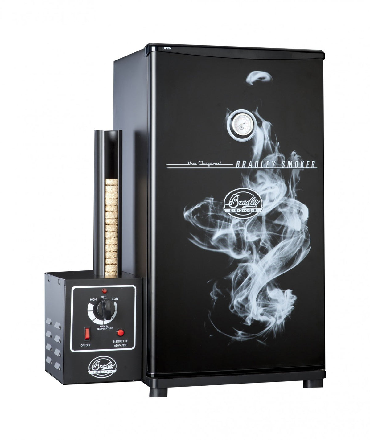 Elektrisk røykovn Original 4-Rack 500W - Bradley Smoker forfra