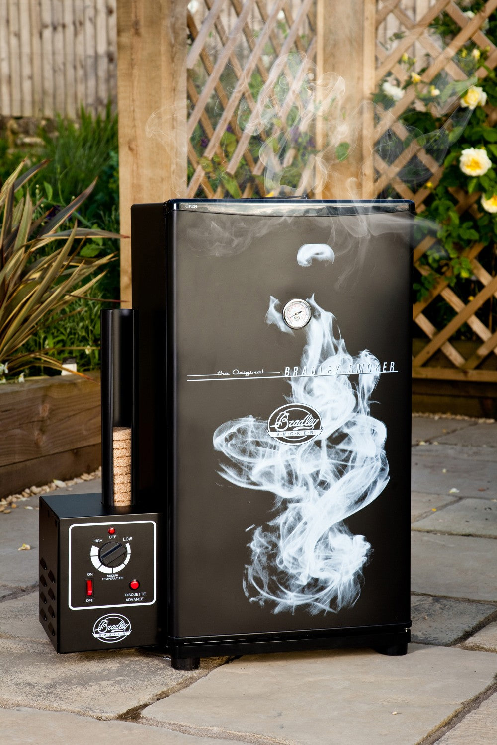 Elektrisk røykovn Original 4-Rack 500W - Bradley Smoker bakside
