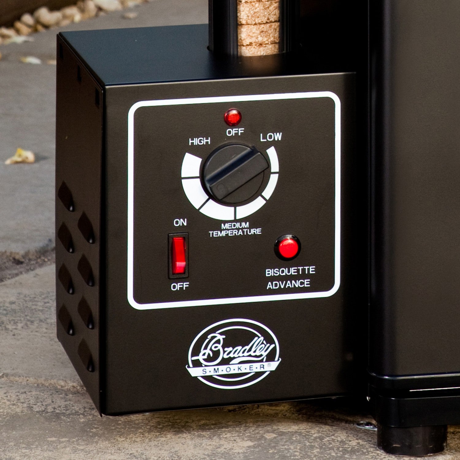 Detalj av varmeelement i Elektrisk røykovn Original 4-Rack 500W - Bradley Smoker