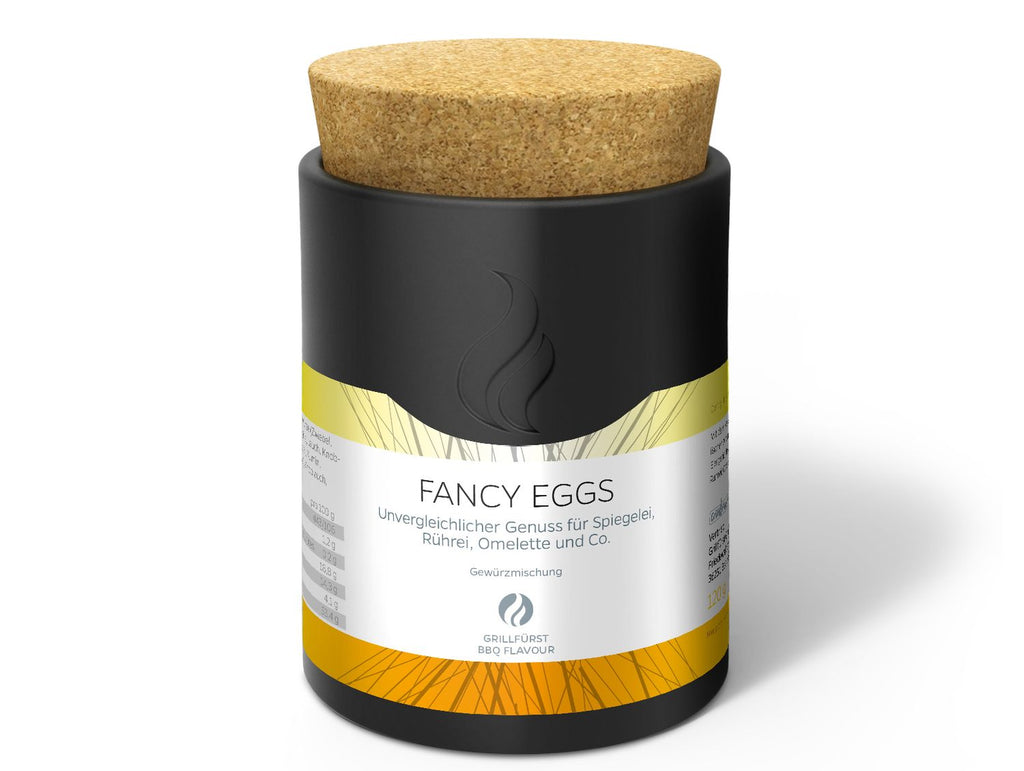 Fancy Eggs krydderblanding for eggeretter keramikkboks 120 g forfra