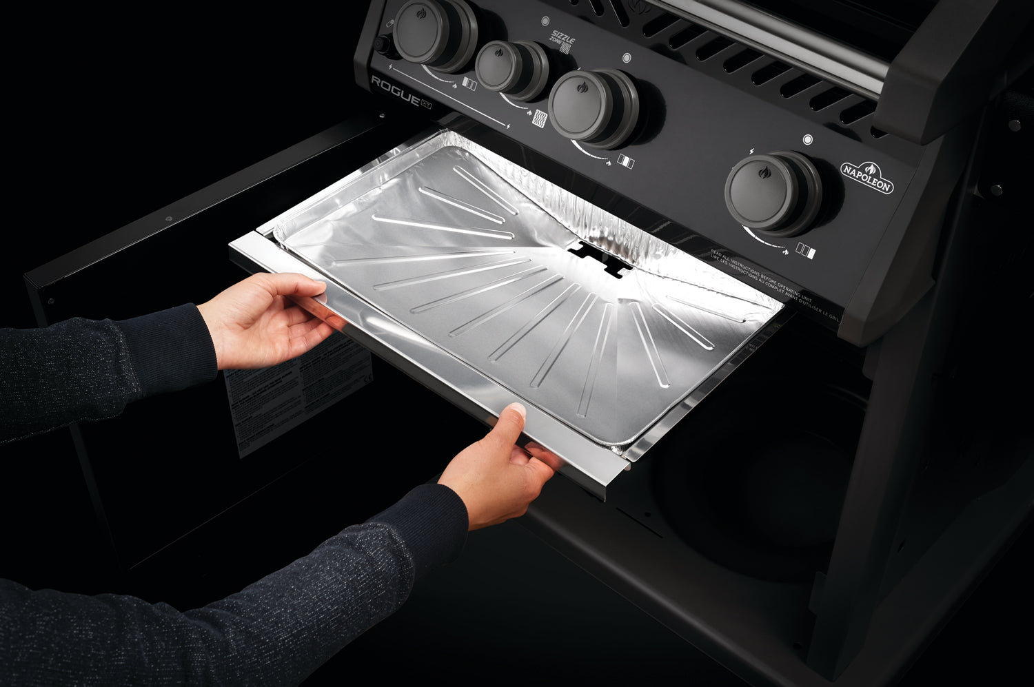 Fettoppsamler aluminiumsinnsats for Rogue 365 3-pk detalj