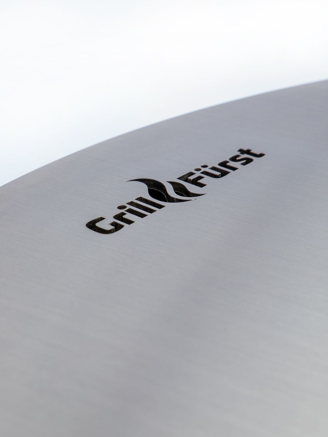 Feuerplatte 104 cm rustfritt stål 6 mm - Grillfürst med åpen ild