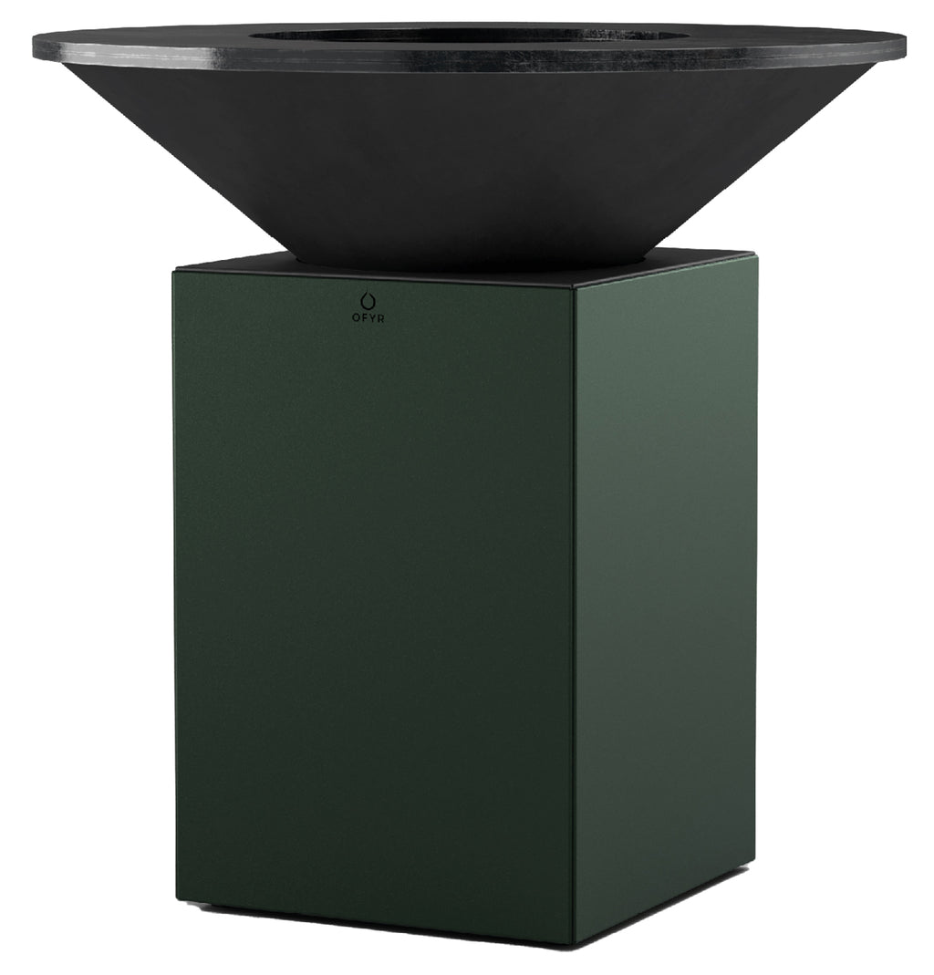Feuerplatte 10th Anniversary Chrome Green 100 cm - OFYR forfra