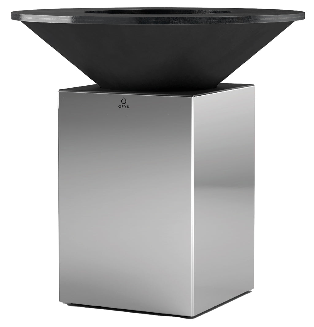 Feuerplatte 10th Anniversary Edition rustfritt stål 100 forfra