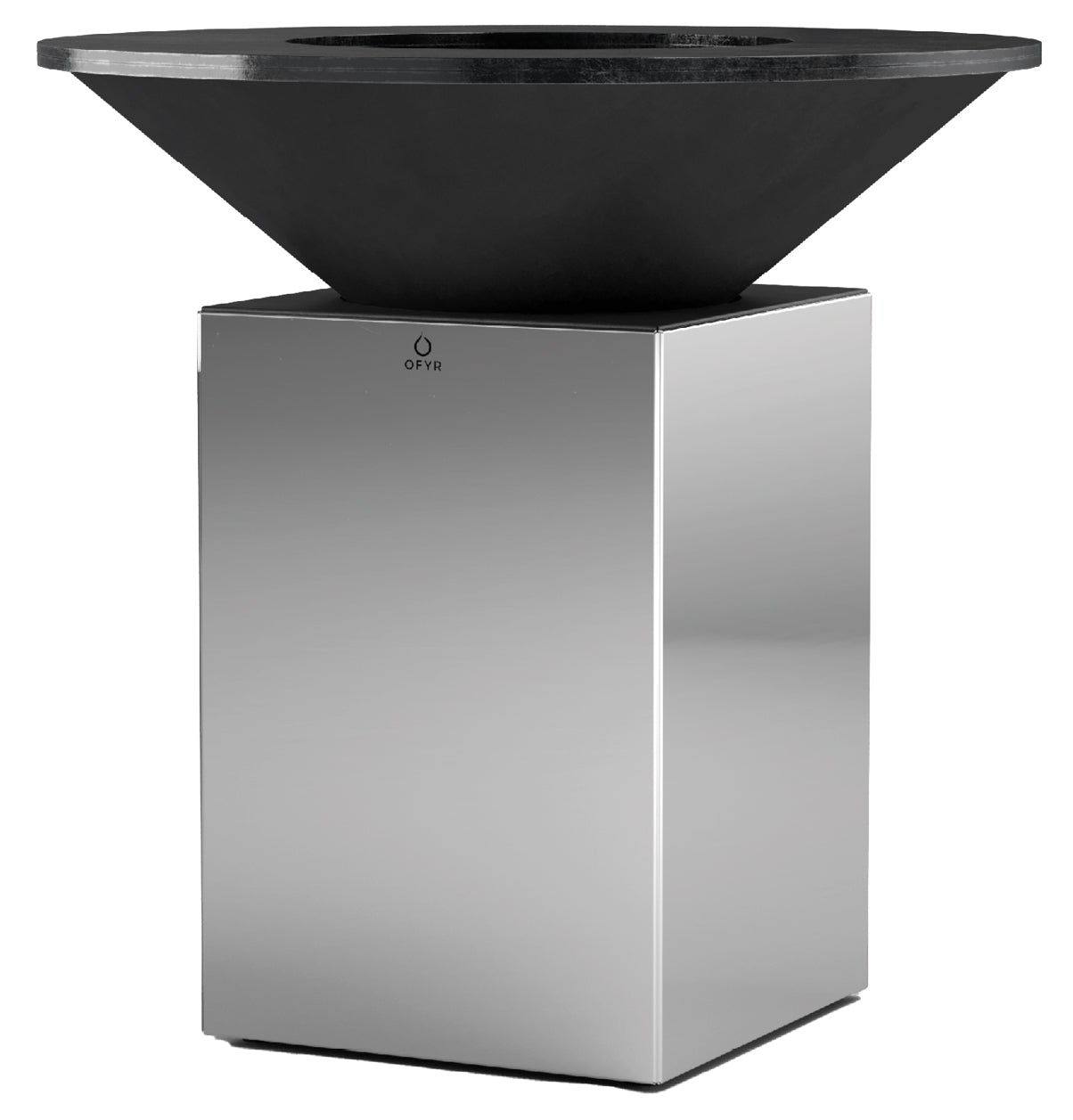 Feuerplatte 10th Anniversary Edition rustfritt stål 100 forfra