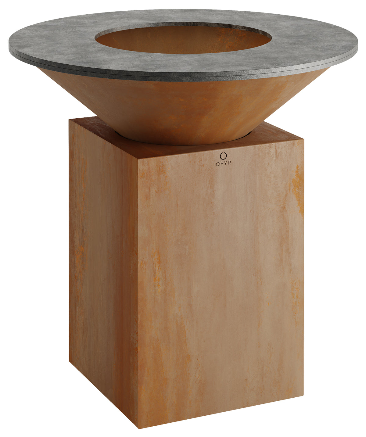 Feuerplatte Classic Corten 100 cm - OFYR forfra