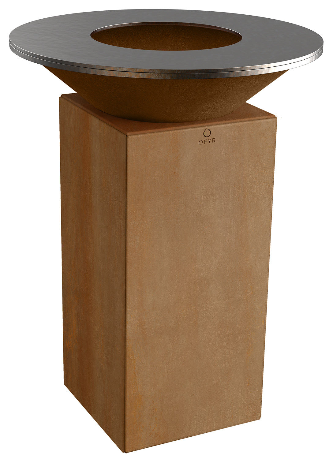 Feuerplatte Corten 75 cm - OFYR forfra