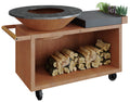 Feuerplatte Island Corten 100 PRO keramikk forside