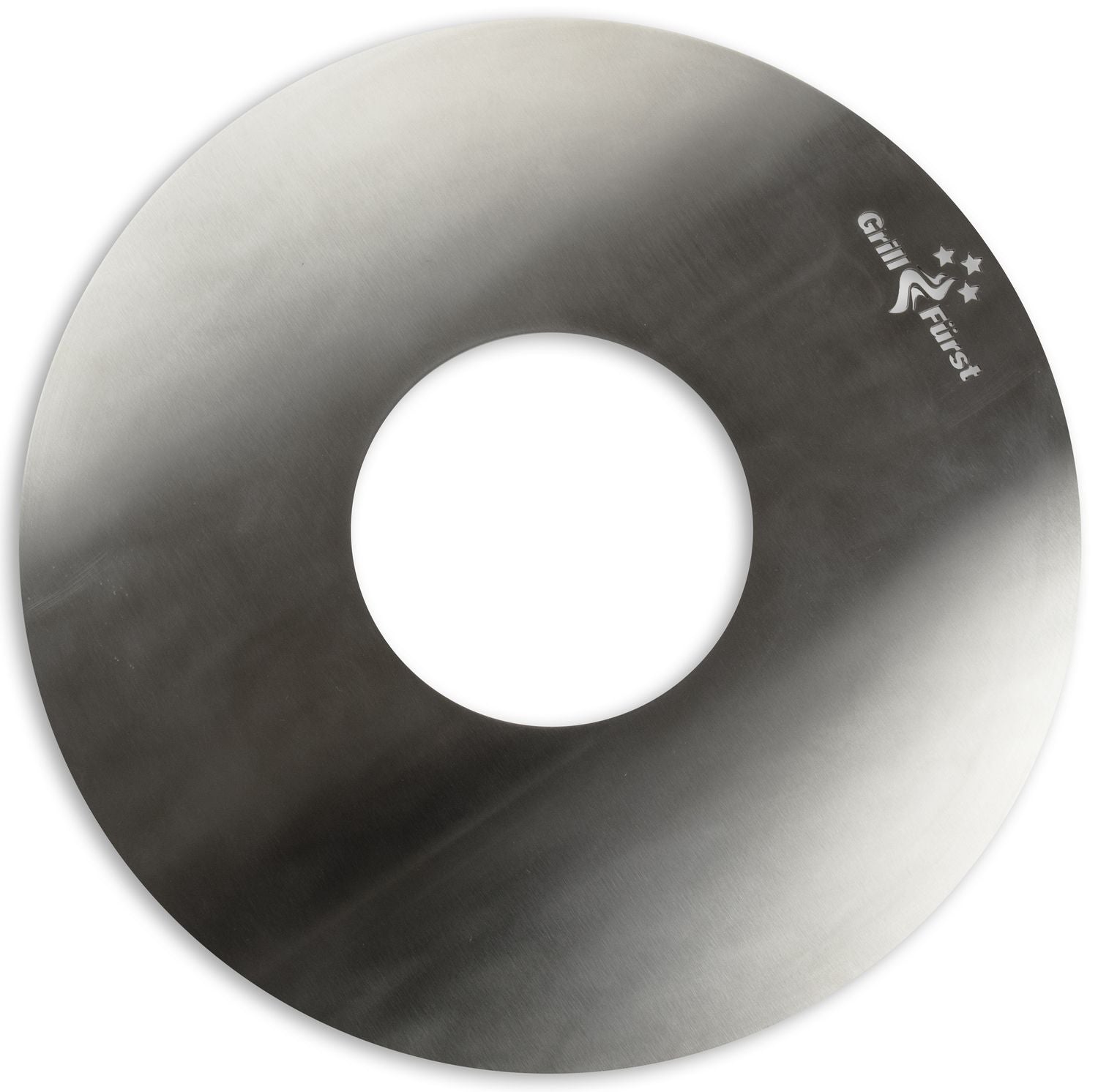 Feuerplatte rustfritt stål 54,5 cm for 57 cm kulegrill forfra