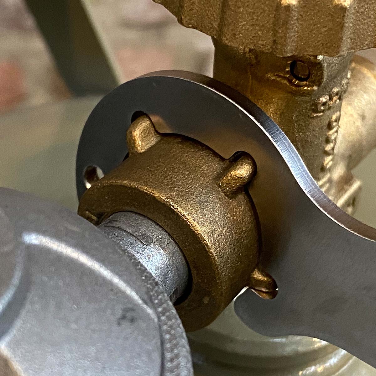 Detalj av Gassflaske-nøkkel rustfritt stål - GRILLNINJAS