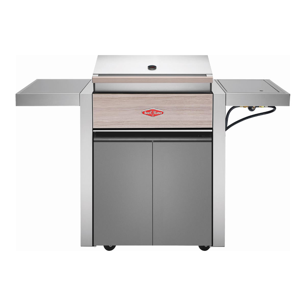 Gassgrill 1500 Serie 3 brennere med sidebrenner forfra