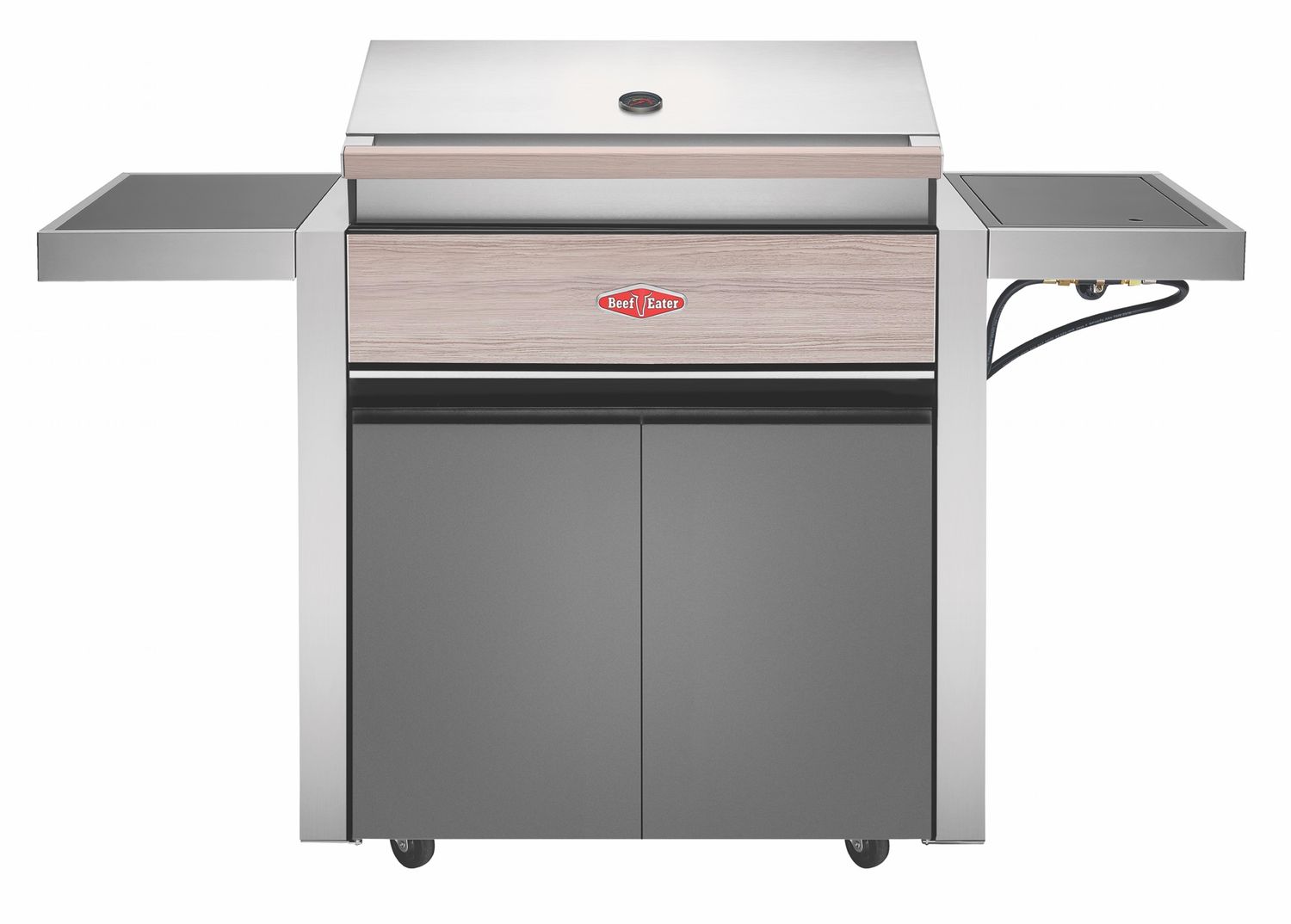 Gassgrill 1500-Serie 4 brennere med sidebrenner - BeefEater forfra
