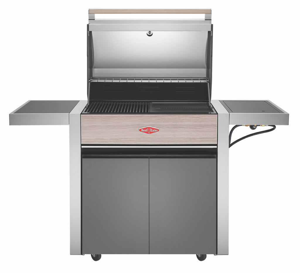 Gassgrill 1500-Serie 4 brennere med sidebrenner - BeefEater bakside