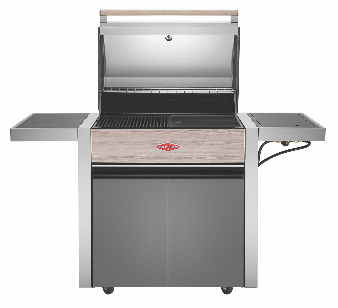 Gassgrill 1500-Serie 4 brennere med sidebrenner - BeefEater bakside