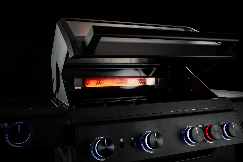 Grilltrekk tilpasset Gassgrill ALLFLAME Hero 4 rustfritt stål rist