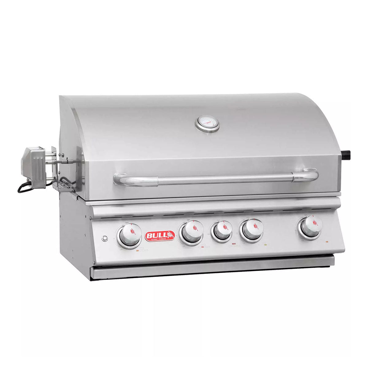 Nærbilde av grillrist på Gassgrill Angus stasjon 4 brennere rustfritt stål bakbrenner - Bull