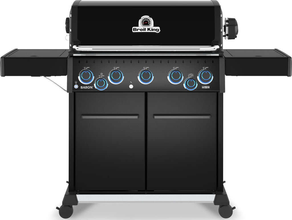 Gassgrill Baron 590 X Shadow 5 brennere med dreiespidd forfra