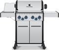 Gassgrill Baron S 490 IRX 4 brennere med dreiespidd - Broil King forfra
