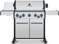 Gassgrill Baron S 590 IRX 5 brennere med dreiespidd Broil King forfra