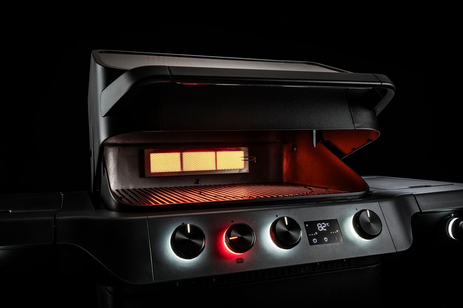 Fettoppsamlingssystem i rustfritt stål på Gassgrill BLAZEFLAME Master 3