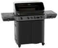 Gassgrill BLAZEFLAME Master 4 med sidebrenner og bakbrenner forfra