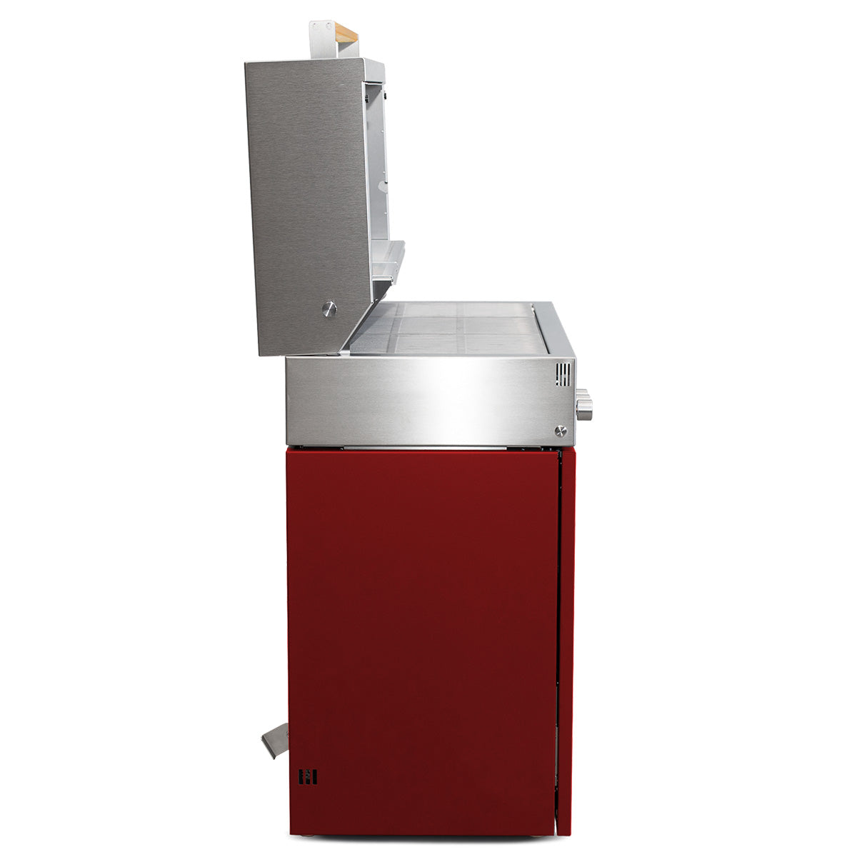Gassgrill Block D Gen. 5 Rubin 3 brennere rustfritt stål bakside