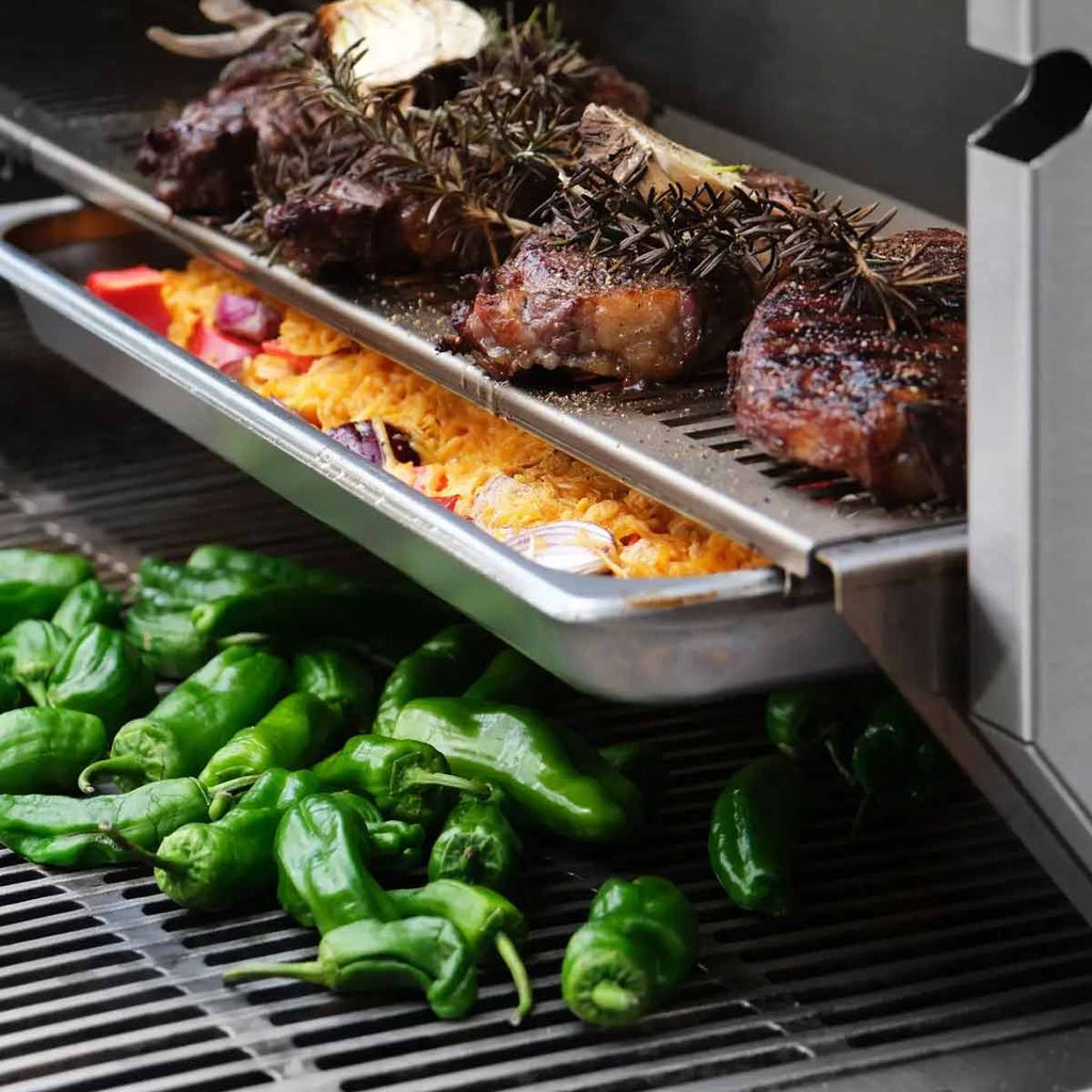 Sidebilde av Gassgrill Block Ds Gen. 5 svart 2 brennere rustfritt stål
