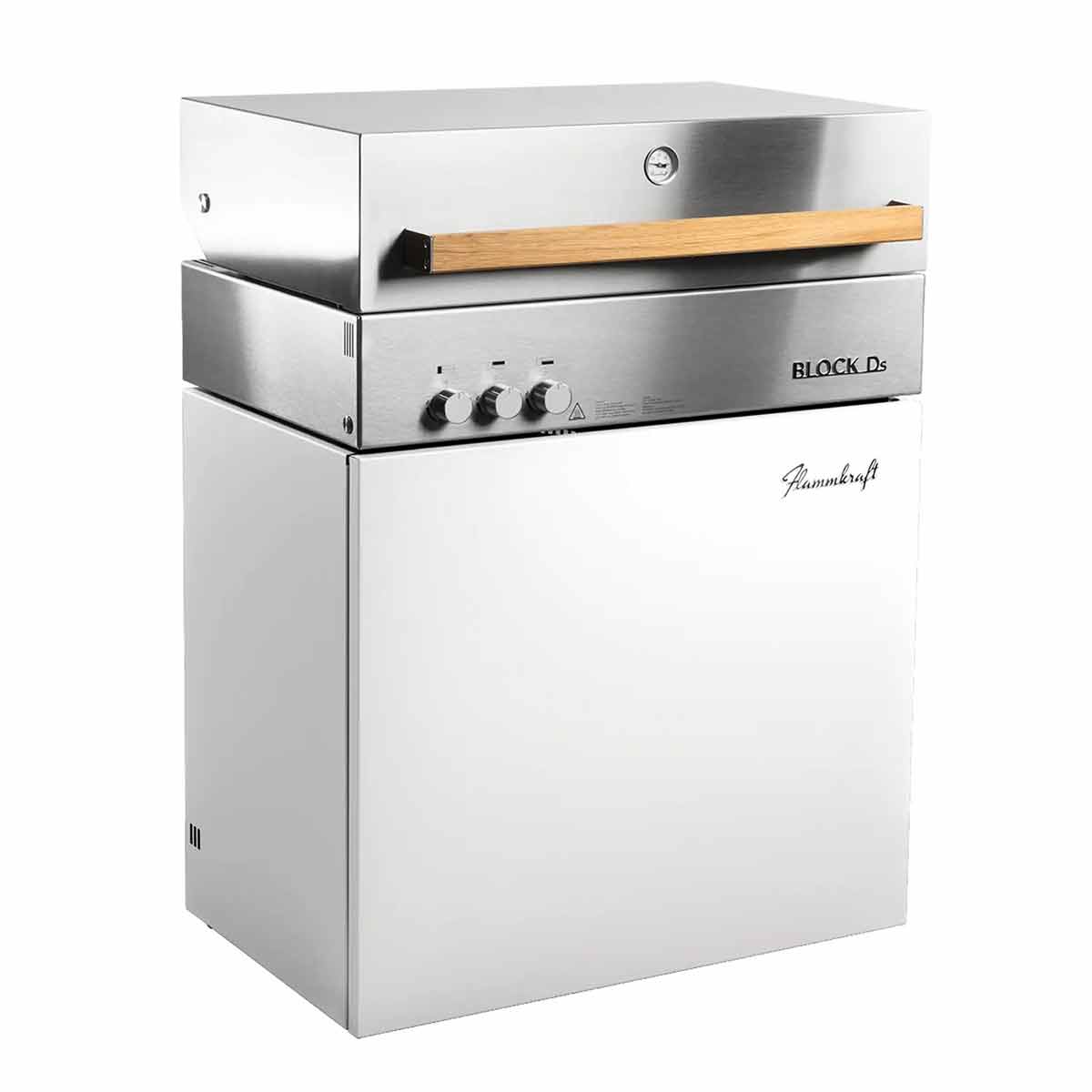 Gassgrill Block Ds Gen. 5 2 infrarøde brennere rustfritt stål forfra