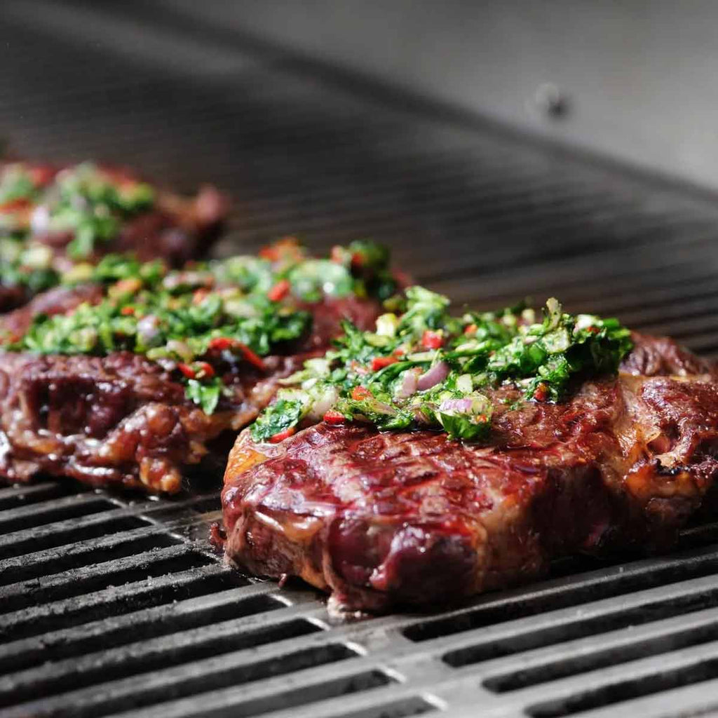 Nærbilde av reguleringsknapper på Gassgrill Block Ds Gen. 5