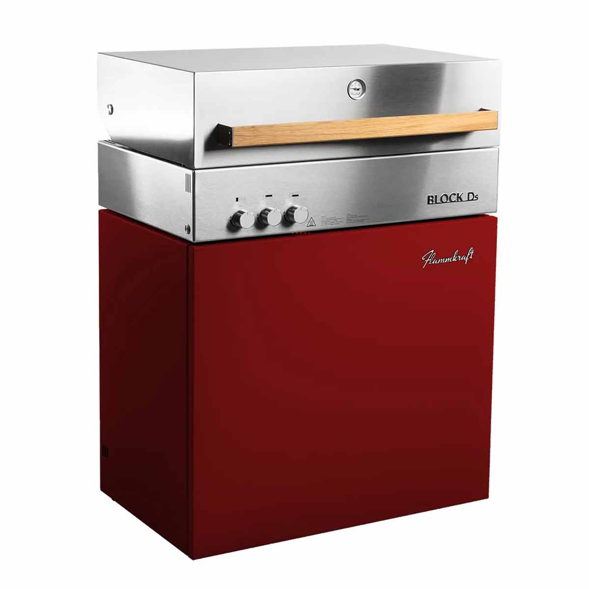 Gassgrill Block Ds Gen. 5 Rubin rustfritt stål forfra