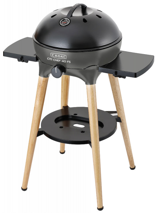 Bakside av Gassgrill Citi Chef 40 FS BBQ/Dome flint grey