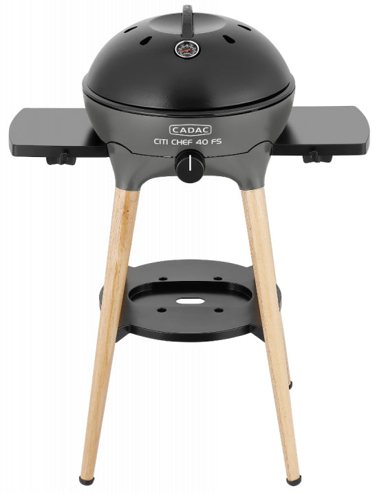 Gassgrill Citi Chef 40 FS BBQ/Dome flint grey forfra