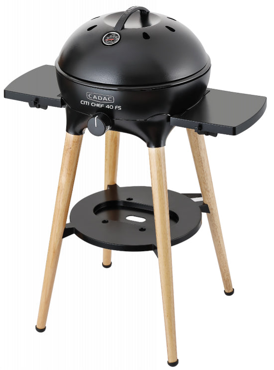 Gassgrill Citi Chef 40 FS BBQ/Dome matt black bakside