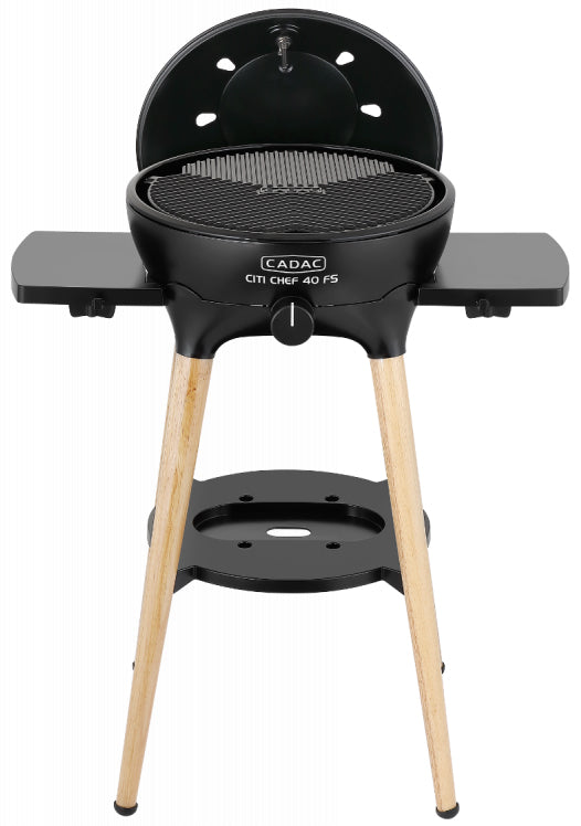Gassgrill Citi Chef 40 FS BBQ/Dome matt black montert på understell