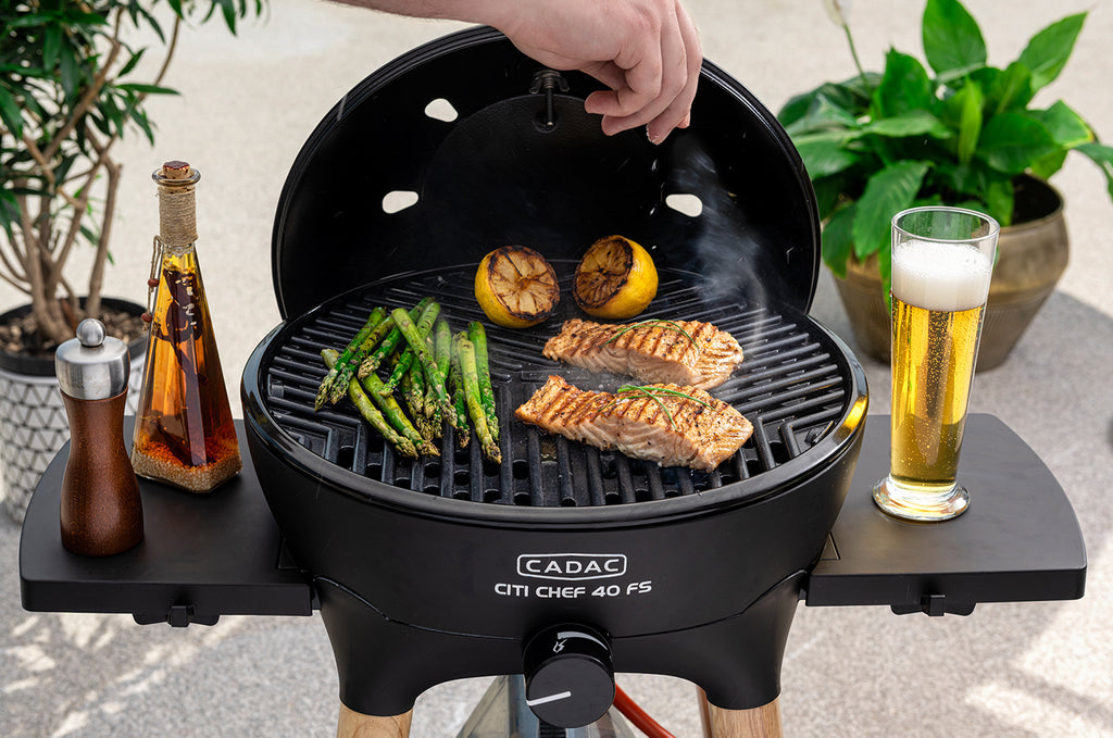 Gassgrill Citi Chef 40 FS BBQ/Dome matt black sidebilde