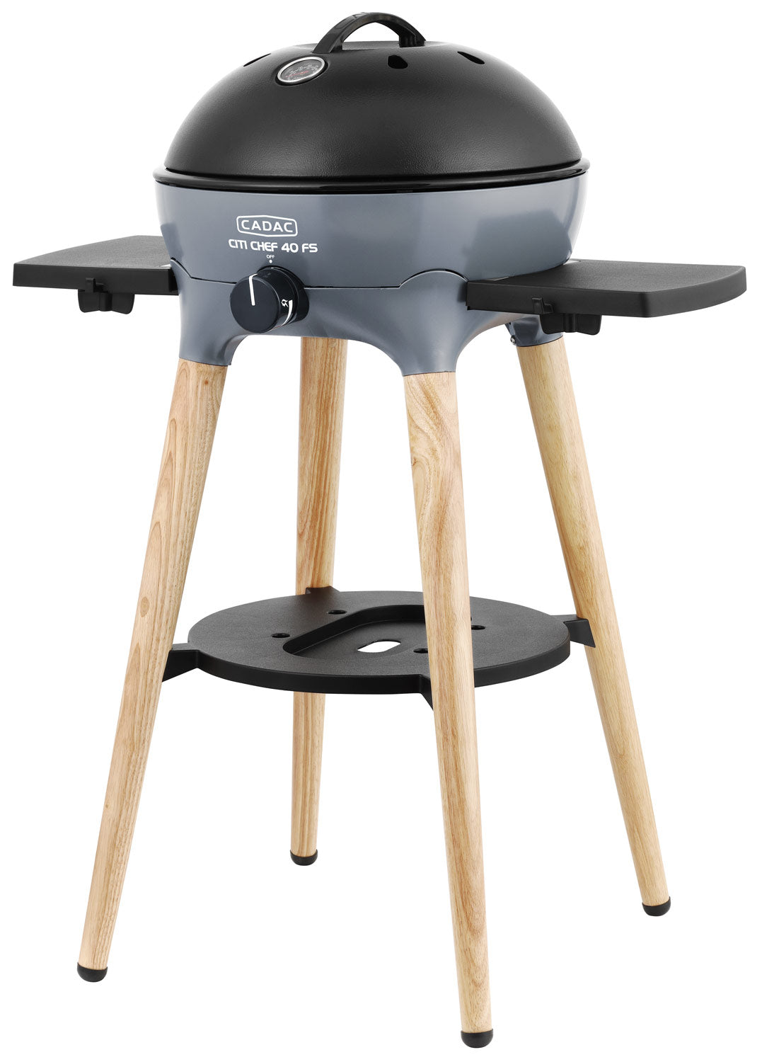 Gassgrill Citi Chef 40 FS BBQ Dome steel grey bakside