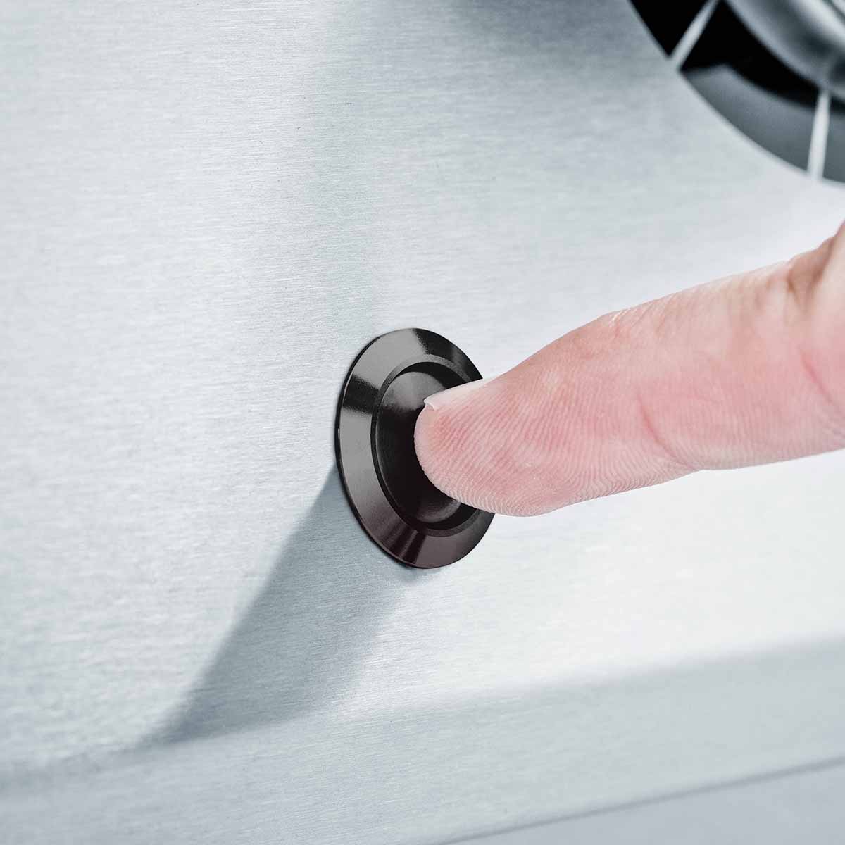 Detaljbilde av støpejernsrist på Gassgrill Crown 310