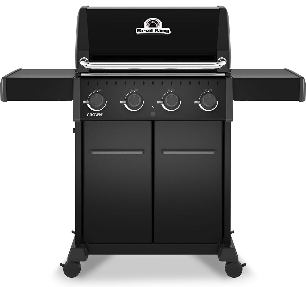 Gassgrill Crown 420 Shadow 4 brennere støpejernsrist forfra