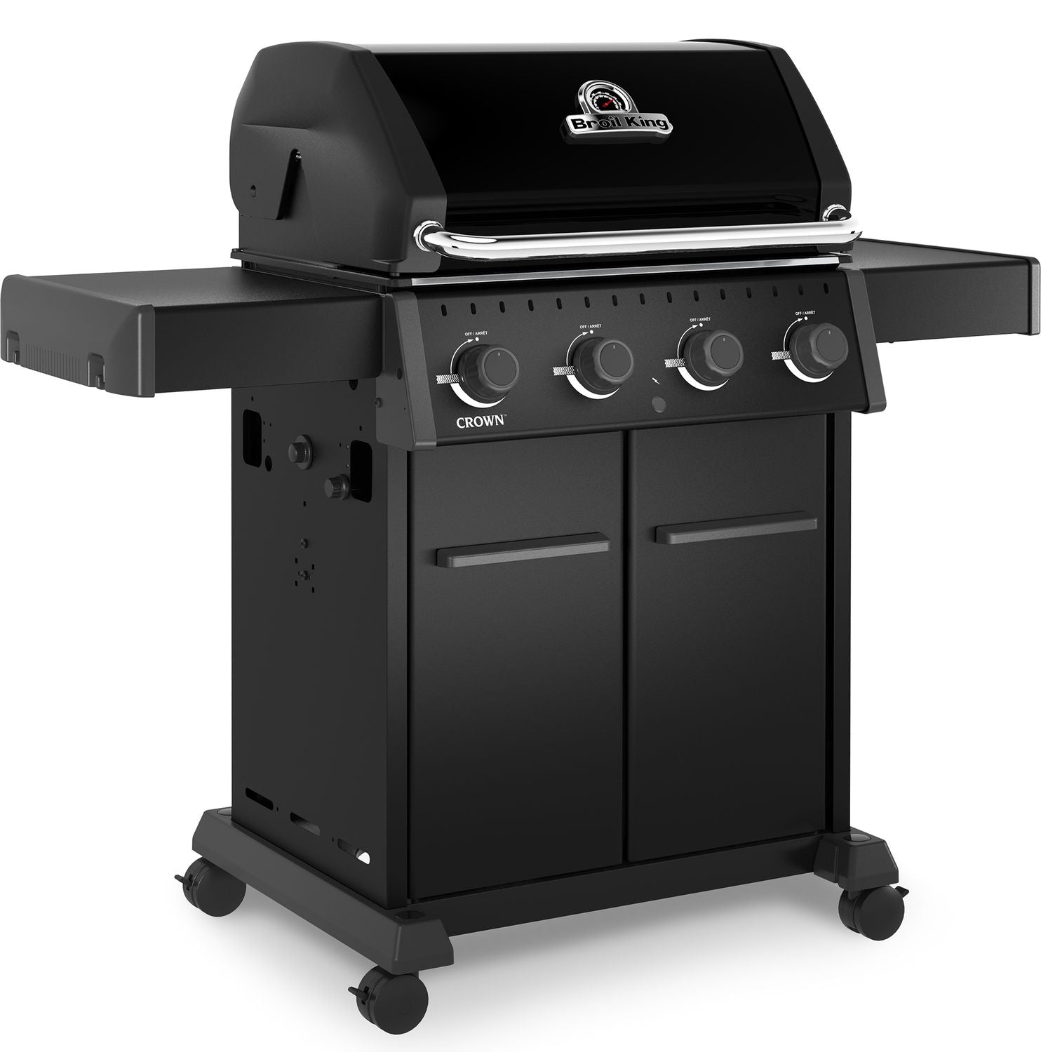 Gassgrill Crown 420 Shadow montert på terrassen