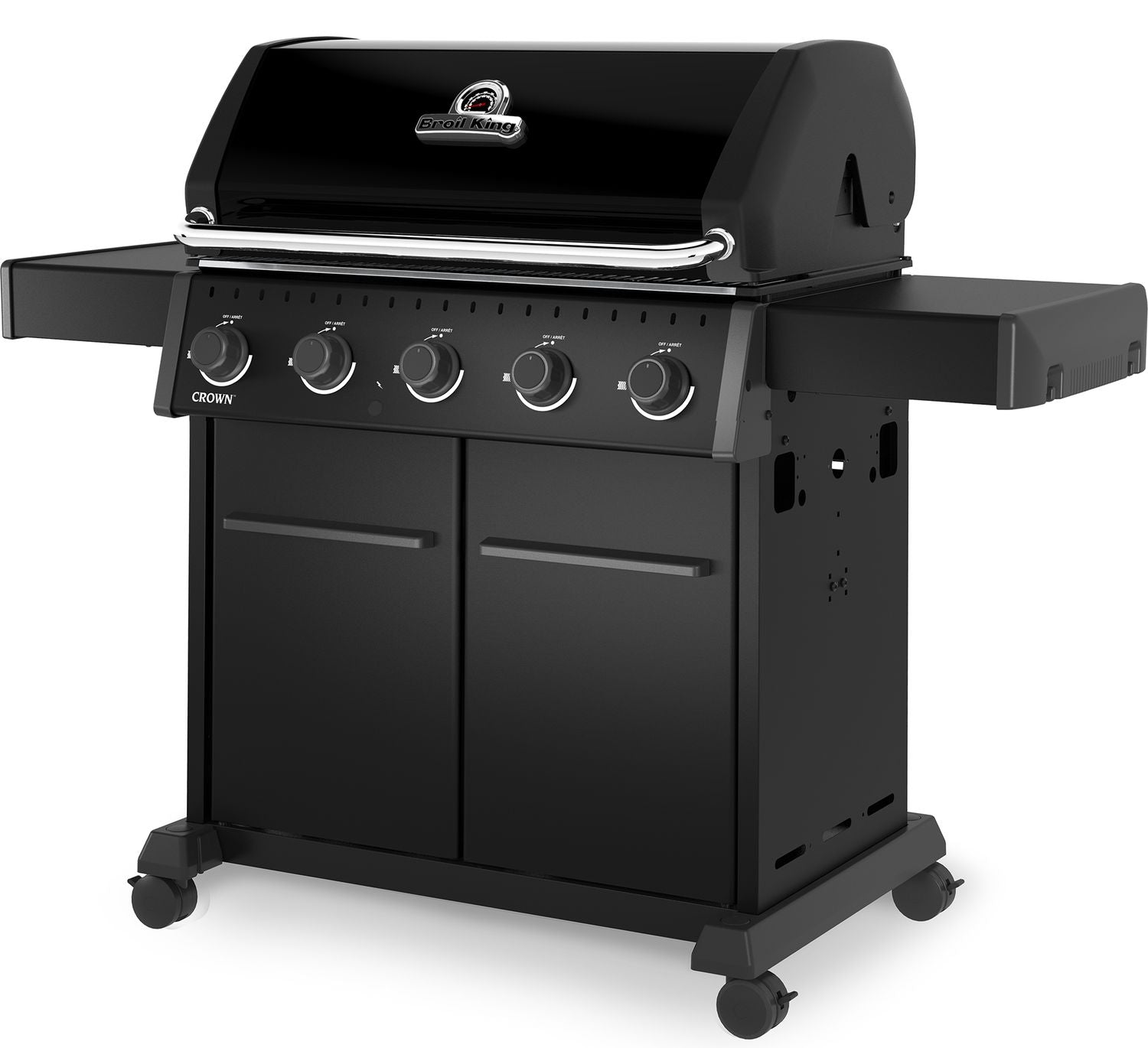 Nærbilde av Flav-R-Cast grillrist på Gassgrill Crown 520 Shadow