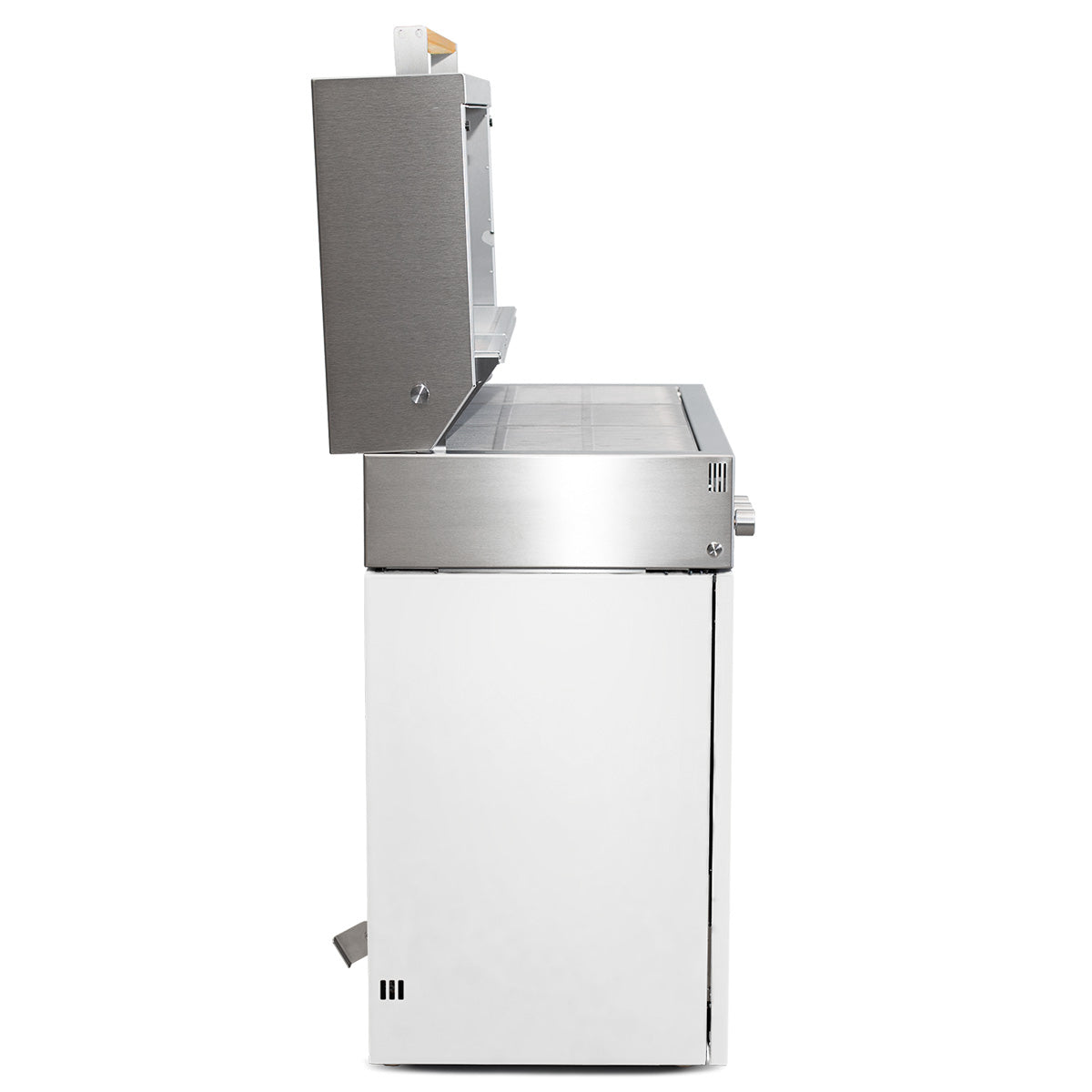 Detalj av grillrist i Gassgrill Flammkraft Block D Gen. 5 elfenbenshvit