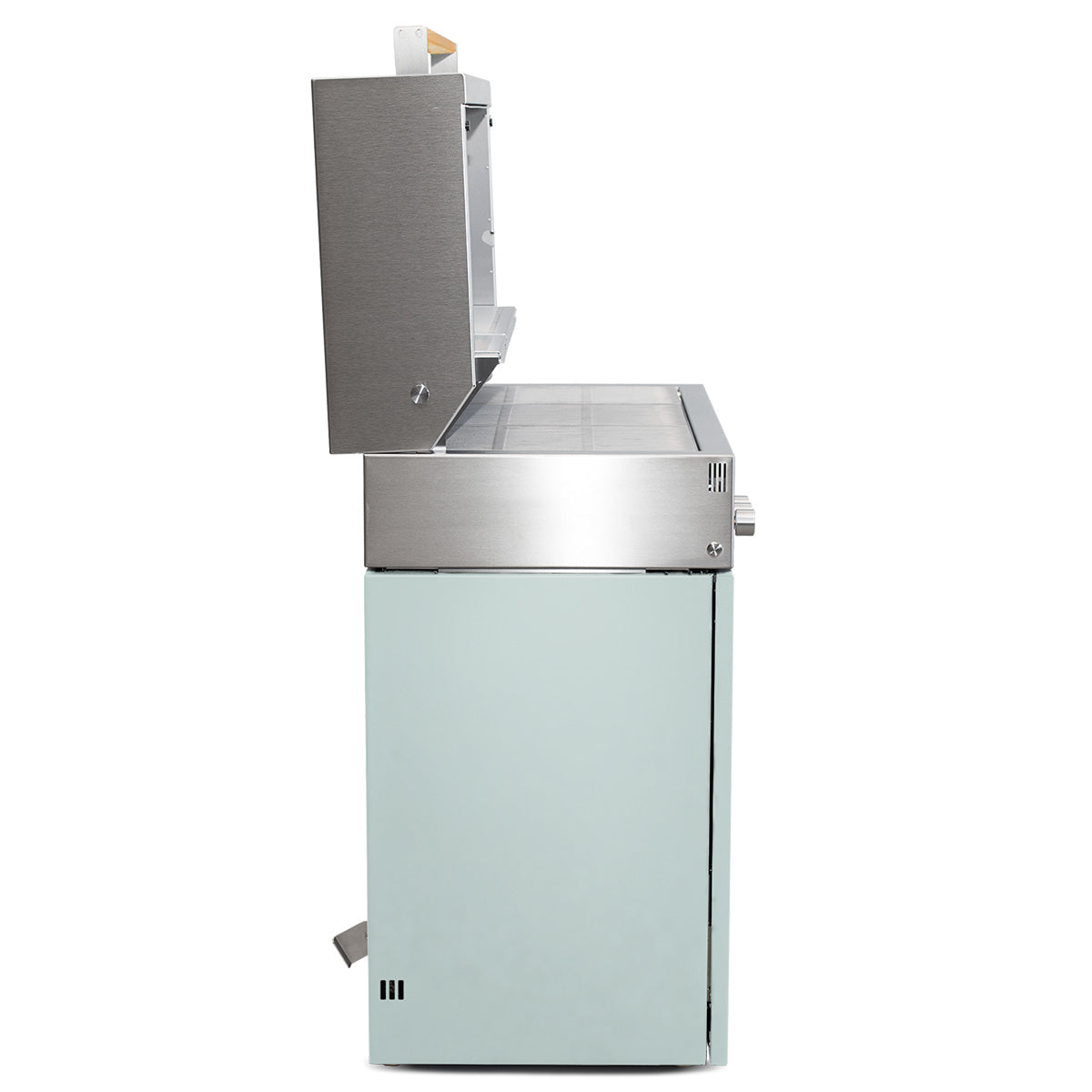 Nærbilde av kontrollpanel på Gassgrill Flammkraft Block D Gen. 5 Pool 2 brennere