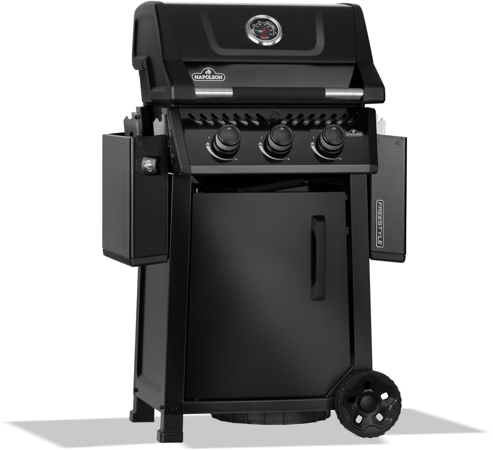 Gassgrill Freestyle 365 svart 3 brennere 2026 - Napoleon detalj av brennere