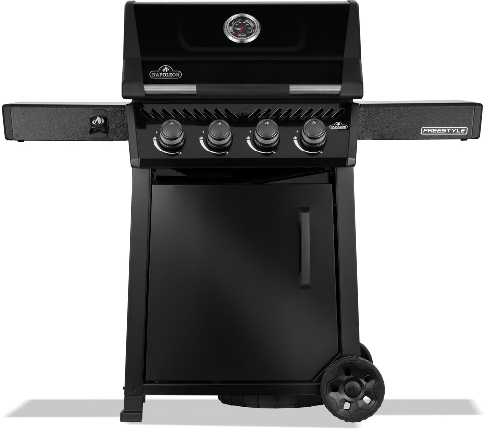 Gassgrill Freestyle 425 svart 4 brennere forfra
